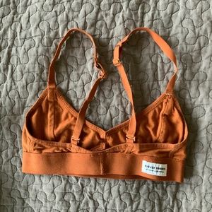 Richer Poorer - bra in warm orange rust